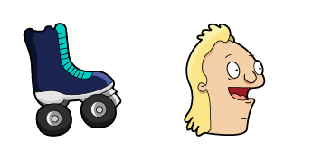 Bob’s Burgers Speedo Guy & Roller Skate Cursor Pack