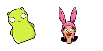 Bob’s Burgers Louise Belcher & Kuchi Kopi Cursor Pack