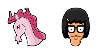 Bob’s Burgers Tina Belcher & Pink Horse Cursor Pack