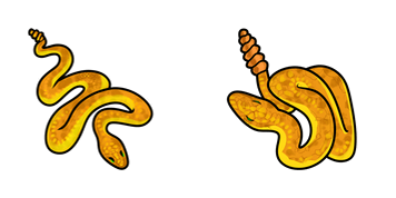 Orange Snake Cursor Pack