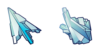 Blue Crystal Cursor Pack