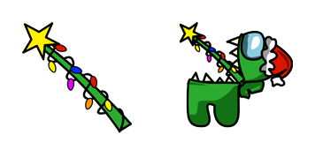 Friday Night Funkin’ Christmas Green Impostor Cursor Pack