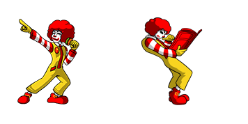 Friday Night Funkin’ Ronald McDonald Cursor Pack