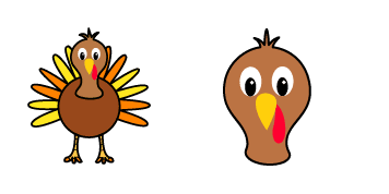 Thanksgiving Turkey Cursor Pack