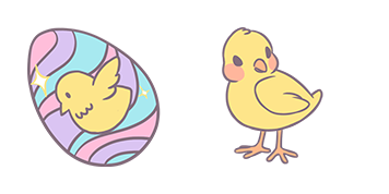 Easter Egg & Chick Cursor Pack