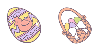 Easter Egg & Basket Cursor Pack