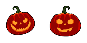 Halloween Smiling Jack-O-Lantern Cursor Pack