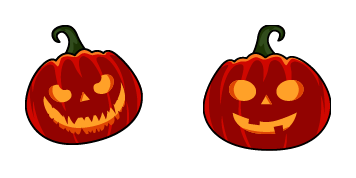 Halloween Smiling Jack-O-Lantern Animated