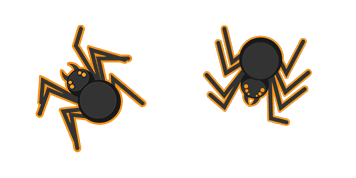 Halloween Moving Spider Cursor Pack