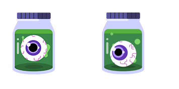 Halloween Eyeball Potion Cursor Pack