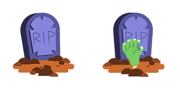 Halloween Hand From the Grave Cursor Pack