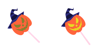 Halloween Pumpkin Stick Cursor Pack