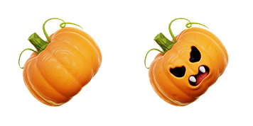 Halloween Angry Pumpkin 3D Cursor Pack