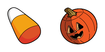 Halloween Candy Corn & Jack-O-Lantern Cursor Pack