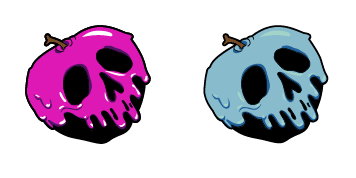 Halloween Skull Apple Cursor Pack