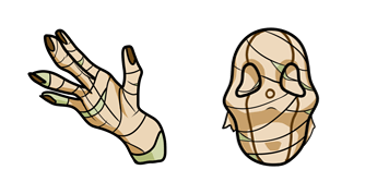 Halloween Mummy & Hand Cursor Pack