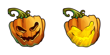 Halloween Jack-O-Lantern Cursor Pack