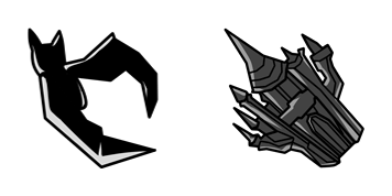 Halloween Bat & Gothic Castle Cursor Pack