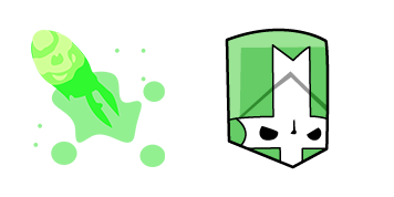 Castle Crashers Green Knight & Poison Ball Animated