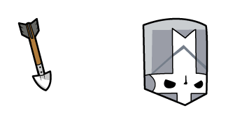 Castle Crashers Gray Knight & Arrow Rain Cursor Pack