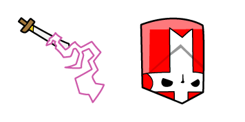 Castle Crashers Red Knight & Sword Cursor Pack