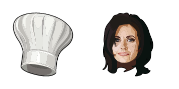 Paquete de Cursores Friends Monica Geller & Chef’s Cap