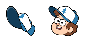 Gravity Falls Dipper Pines & Trucker Hat Cursor Pack