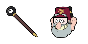 حزمة كروس Gravity Falls Stan Pines & 8-Ball Cane