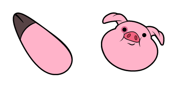 Gravity Falls Waddles Cursor Pack