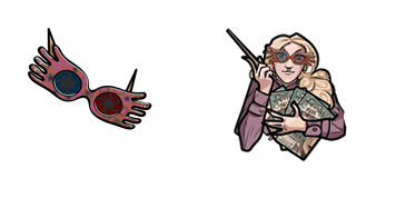 Harry Potter Luna Lovegood & Spectrespecs Glasses Cursor Pack