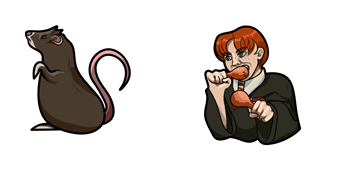 Harry Potter Ron Weasley & Scabbers the Rat-Cursor-Paket