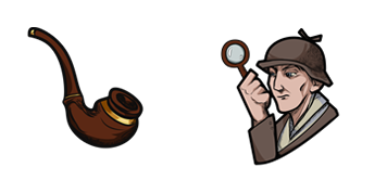 Arthur Conan Doyle Sherlock Holmes & Pipe