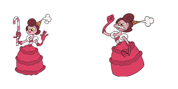 Cuphead Baroness Von Bon Bon Cursor Pack