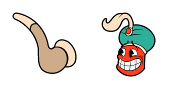 Cuphead Djimmi the Great & Cob Pipe Cursor Pack