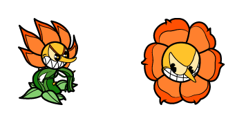 Cuphead Cagney Carnation Cursor Pack