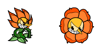 Cuphead Cagney Carnation Animated