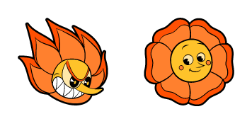 Cuphead Cagney Carnation Cursor Pack