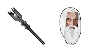 LOTR Saruman & Wizard Staff Cursor Pack