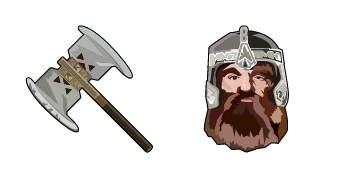 LOTR Gimli & Battle Axe Cursor Pack