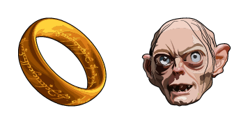 LOTR Gollum & One Ring