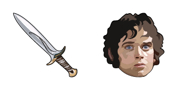 LOTR Frodo Baggins & Sting Sword cute cursor