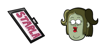 Regular Show Starla & Badge Cursor Pack