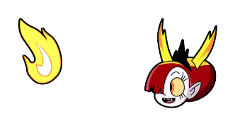 Star vs. the Forces of Evil Hekapoo & Flame Cursor Pack