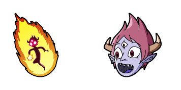 Star vs. the Forces of Evil Tom Lucitor & Raging Fire Cursor Pack