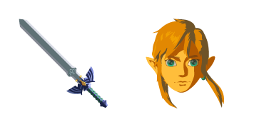 The Legend of Zelda Link & Master Sword Cursor Pack