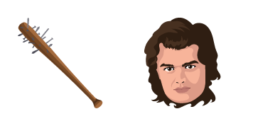 Stranger Things Steve Harrington & Spiked Bat Cursor Pack