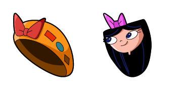 Phineas and Ferb Isabella & Fireside Girls Hat Cursor Pack