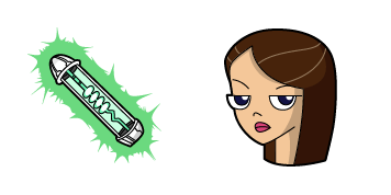 Phineas and Ferb Vanessa Doofenshmirtz & Tube Cursor Pack