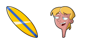 Phineas and Ferb Jeremy Johnson & Surfboard