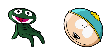 South Park Eric Cartman & Clyde Frog курсор пак